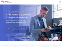 Tablet Screenshot of erpmaestro.com